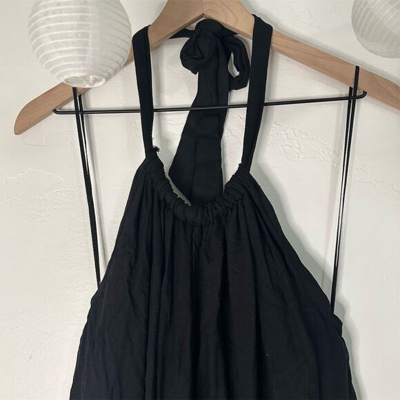 Elan Women's Black Halter Backless Long Dress Size S Formal - Picture 2 of 5